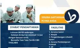 Hafidz 30 Juz Bersanad!, Call 0851-8300-3060, Pesantren Tahfidz Tholabie Cibs Malang