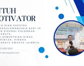 Pembicara Motivator Blitar, Terpercaya & Solutif, Dian Saputra