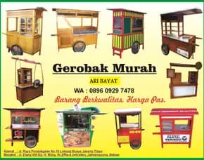 Produksi Gerobak Kayu Murah