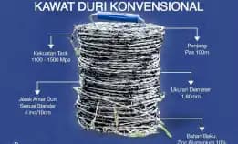 Siduri Harga Kawat Duri 50 Meter Semampir Surabaya Info Lengkap 081-330-690-081 Produk Tangguh! #16