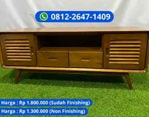 Buffet Tv Jati Ukiran Jepara Asli