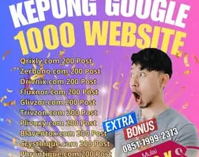 Paket Sebar Iklan Kepung Google 1000 Plus Website Bandung (O851 7999 2373)