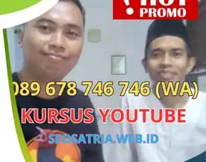 Kursus Youtuber Semarang Terbukti Menghasilkan & Private Murah Biayanya