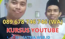 Kursus Youtuber Bandung, Murah+Support Lifetime 089678746746 Terbatas