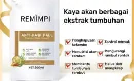 Remimpi Fall Hair Treatment Shampo Oil Control Mengurangi Rambut Rontok 300ml Shampoo Perawatan Ramb