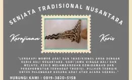 Sakral 0819-3820-5158 Jual   Keris Jawa Keris Tua Senjata Tradisional  Bantul Jakarta Kerajinan Keris