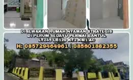 Dikontrakkan Rumah Di Sedayu Bantul Yogyakarta. Lt245 Lb120 Halaman Luas Strategis Pinggir Jalan