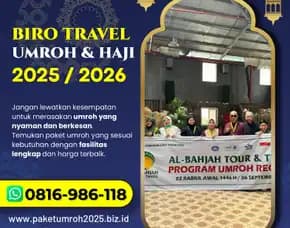 Biro Umroh Wonotirto Blitar Al Bahjah