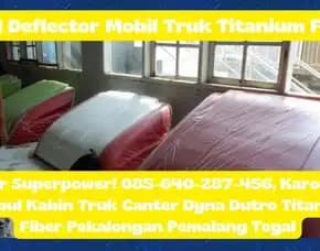 Fiber Superpower, Karoseri Jambul Kabin Truk Canter Dyna Dutro Titanium Fiber Pekalongan Pemalang Tegal