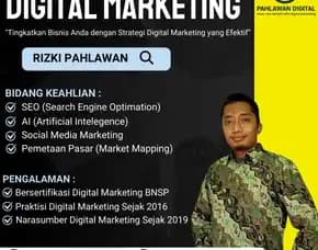 Fasilitator Narasumber Bisnis Pemasaran Online Bnsp Kemnaker Tangerang Selatan Bandung Rizki Pahlawan