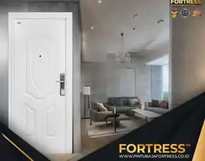 (Fortress) Pintu Rumah Besi Plat 1 Daun Di Palu