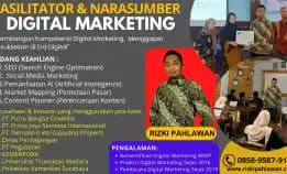 Profesional 0858-9587-9128 Motivator Narasumber Digital Marketing Bnsp Dinas Koperasi Usaha Kecil & Menengah Bolaang Mongondow Pontianak Bogor Bandung Depok Tangerang Rizki Pahlawan