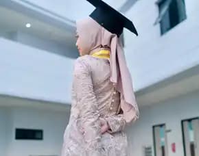 Eksklusif, Kebaya Modern Wisuda, Kebaya Brokat, Wisuda Sma, Toli-Toli, Neng Lina Kebaya