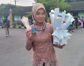 Eksklusif, Kebaya Wisuda, Kebaya Brokat, Wisuda Smp, Singkawang, Neng Lina Kebaya