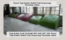 Mahkota Kabin Truk Keren! 085-640-287-456, Pusat Mahkota Kabin Mobil Truk Semarang Titanium Adem