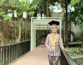 Diskon, Kebaya Modern Wisuda, Manset, Wisuda Kuliah, Katingan, Neng Lina Kebaya