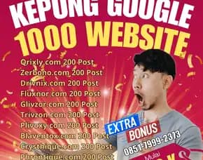 Jasa Sebar Iklan Kepung Google 1000 Plus Website Jakarta