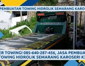 Super Towing, Jasa Pembuatan Towing Hidrolik Semarang Karoseri K3