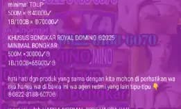 Link Open Ready 24jam Khusus Terima Bongkar/Toup