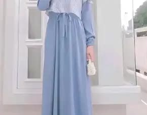 Gamis Wanita Model Brukat