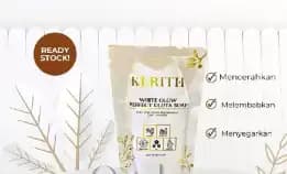 Kerith White Glow Perfect Gluta Soap Sabun Pemutih Badan & Body Serum Bpom