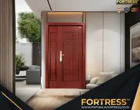 (Fortress) Pintu Minimalis Dari Besi 1 Daun Di Palu