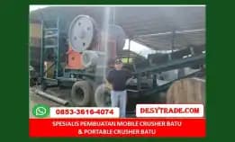 Hub. 0853.3616.4074, Jasa Pembuatan Mesin Crusher Alat Pemecah Batu Bijih Timah Batam